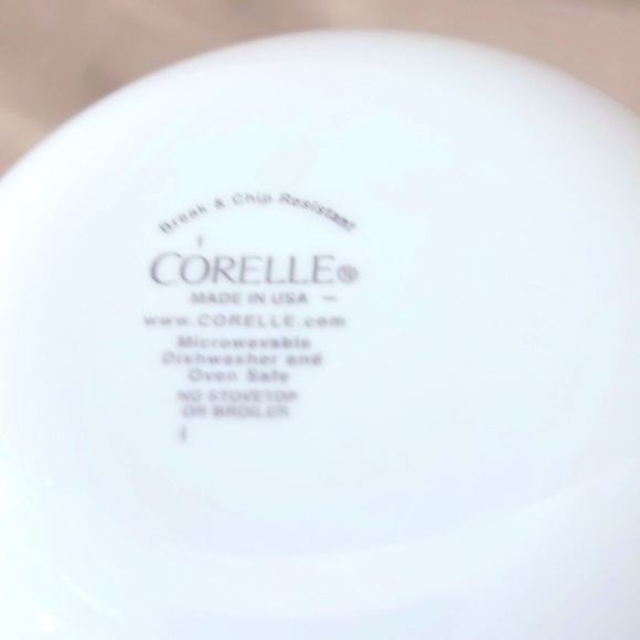 Brand New Corelle Set of Four White 6.25” Cereal Bowls. Made in USA. A1709. - Picture 4 of 4